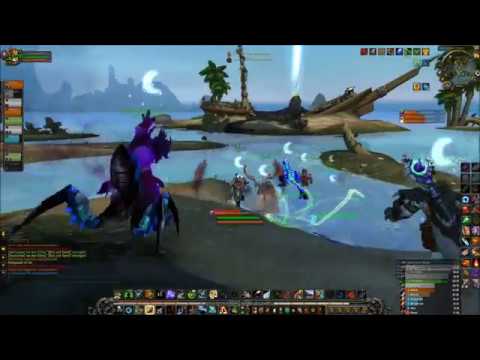 Sanndylee - WoW Legion 7.3.5 PVP Brawl Seething Shore MM Hunter   It's a close one !!!