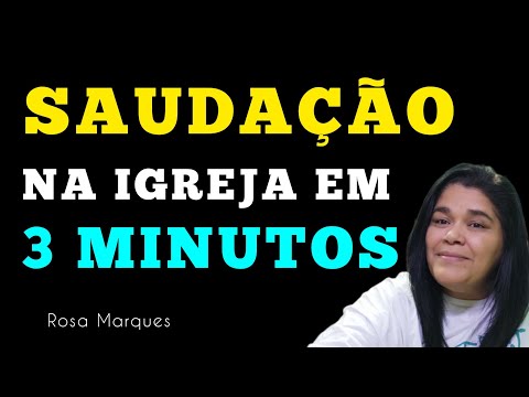 📚 CHURCH GREETING IN 3 MINUTES FOR ANY SERVICE | Rosa Marques