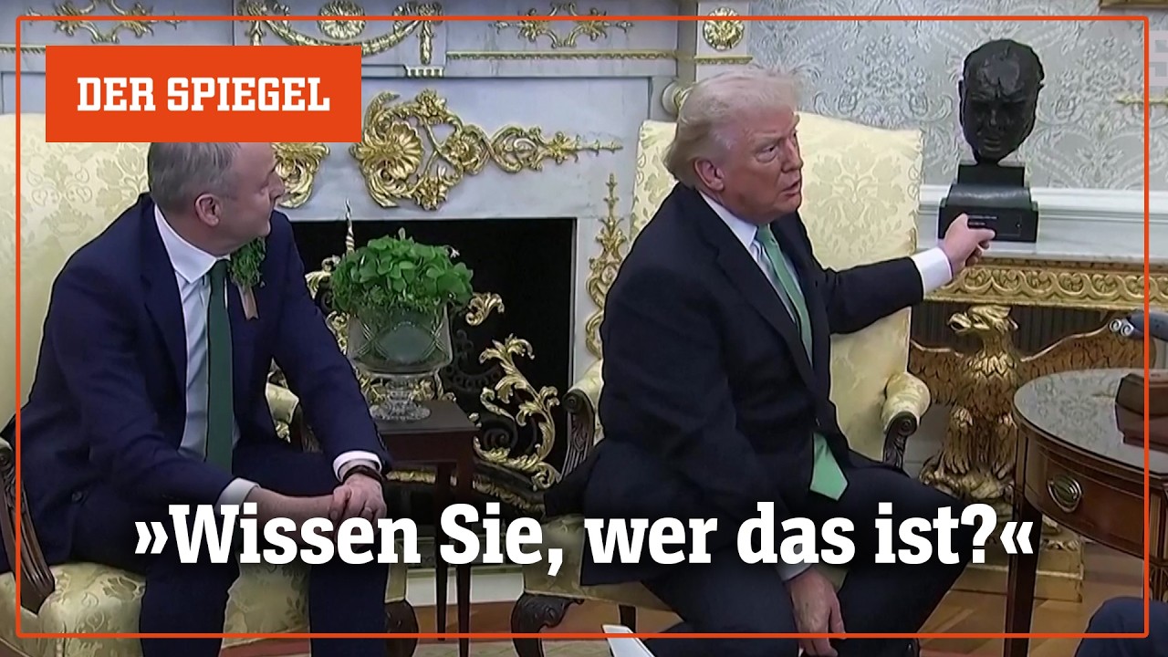 Trump lobt Churchill und stichelt gegen Starmer | DER SPIEGEL
