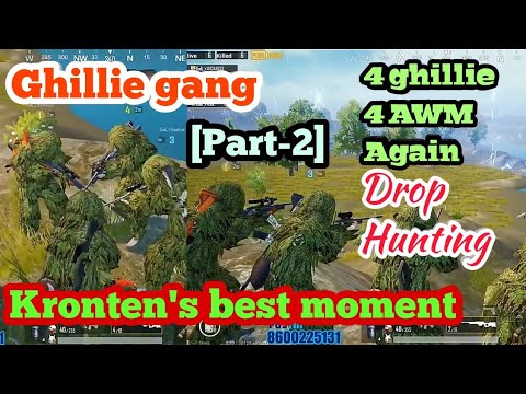[Again] 4 ghillie+4 AWM|| KRONTEN'S Ghillie Gang is Back #krontengaming #jbgamer #ghilliegang #4ghi