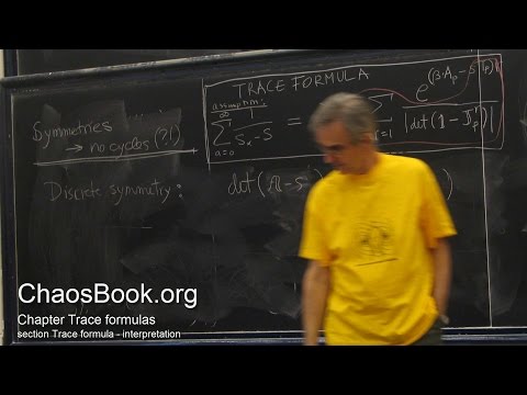 ChaosBook.org chapter Trace formulas -  interpretation