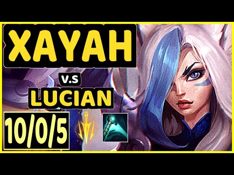 MICAO (XAYAH) vs LUCIAN - 10/0/5 KDA BOTTOM ADC GAMEPLAY - BR Ranked GRANDMASTER
