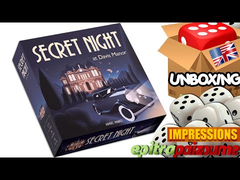 Secret Night at Davis Manor - Unboxing & Impressions (EN) by Epitrapaizoume