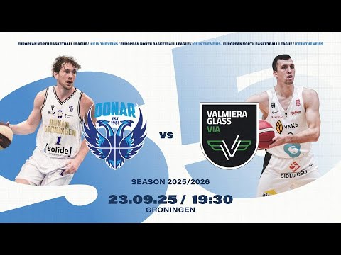Donar Groningen v VALMIERA GLASS VIA | Sep 23, 2025, 7:30 PM | ENBLeague 2025/26