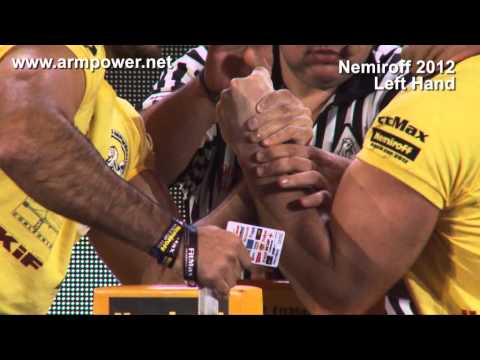 Nemiroff 2012 - semifinal left hand men 86kg