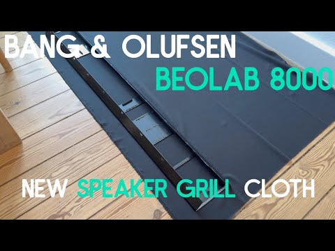 Bang & Olufsen Beolab 8000 Speaker Grill Cloth Replacement Guide