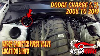 🚗  Dodge Charger 5.7 HEMI | Vapor Canister Purge Valve | Location & Operation 🚗