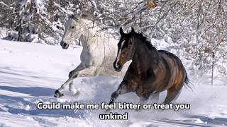 Wild Horses - Susan Boyle - Lyrics - (HD scenic)