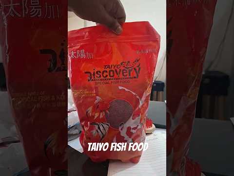 Pellets taiyo fish food 1kg, pvc bag