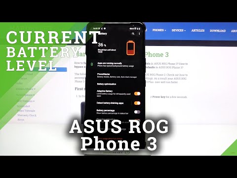 How to Show Battery Percentage in ASUS ROG Phone 3 – Show Battery Leven on Status Bar