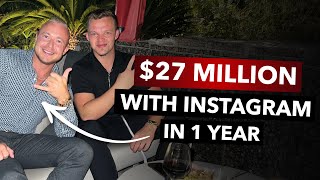 He Went from 0 to $27 Million with Instagram in 1 year - Here's How: (Philip Johansen, Niklas Pedde)