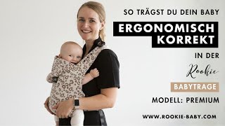 ROOKIE Babytrage Premium – Schritt-für-Schritt Anleitung (Vorgängermodell)