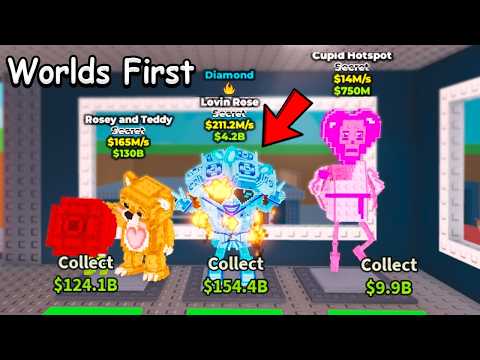 Worlds FIRST To Get EVERY Valentines Brainrot In Steal A Brainrot...