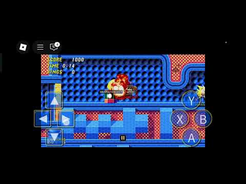 Classic Sonic Simulator - Dust Hill Zone Speedrun - 19 Seconds