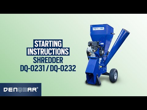 Easy start of the DQ-0231 / DQ-0232 shredder from DENQBAR