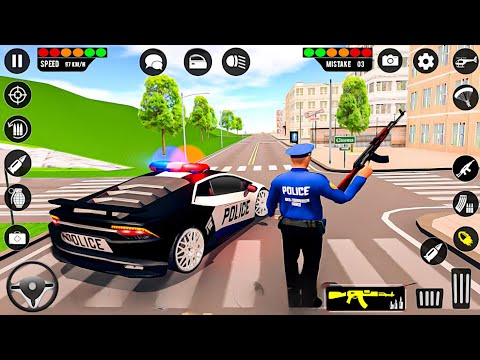 🚨 Police Chase Simulator 3D – Real City Crime Pursuit Gameplay (Android)