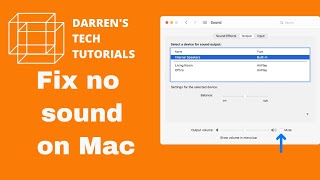 YouTube Thumbnail for Sound not working on mac resolved