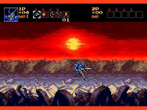 Probotector (MD) - no-hit playtrough (1/2)