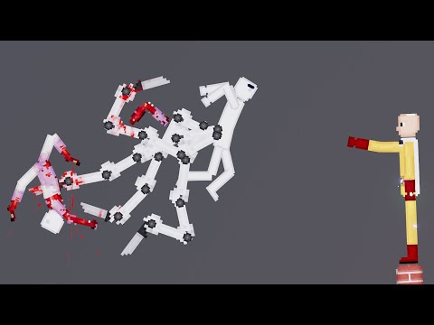 Saitama vs The Cecaelia in People Playground - People Playground 1.22.2