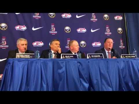 2018 IIHF World Junior Championship Press Conference (Part 2 of 3; Rene Fasel, etc.)