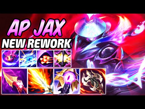 NEW JAX REWORK - BUFFED AP JAX MID BECAME BURST ASSASSIN | S+ Gameplay Season 13 | League of Legends