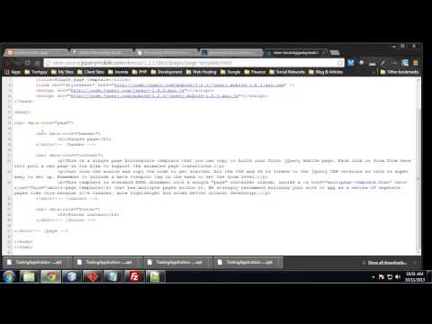 Learn to Build Mobile Apps from Scratch Chapter 21 JQuery Mobile Read Directory