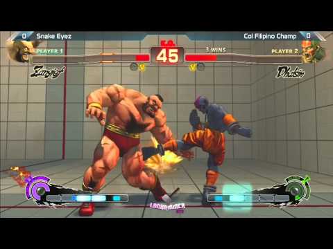 SSF4: Snake Eyez vs Col. Filipino Champ - Lanhammer 2013
