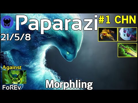 Paparazi plays Morphling!!! Dota 2 7.21