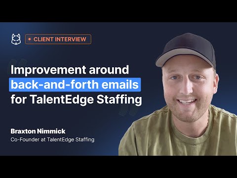 How TalentEdge Staffing managed to deal with the spam problem with the help of Folderly and got great email deliverability and open rate