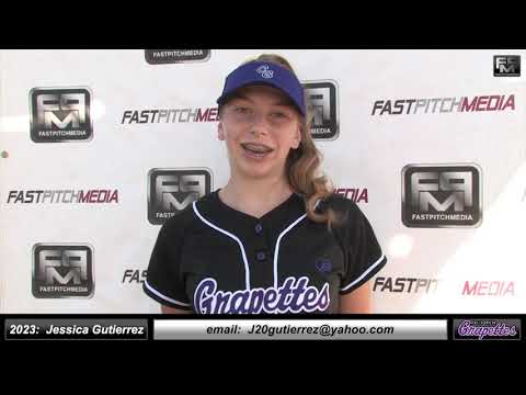2023 Jessica Gutierrez Athletic Slapper, Outfield & First Base Softball Skills Video - Ca Grapettes