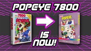 POPEYE Returns! Get Your Copy of the Coveted ATARI 7800 Game NOW!