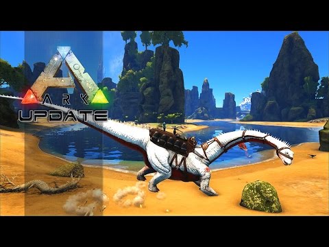 Ark Update 242 - Diplodocus Com Genetica Alterada!