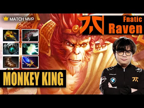 Monkey King Safelane | Fnatic.Raven | IMBA 7.32B MONKEY KING CARRY BUILD | 7.32b Gameplay Highlights