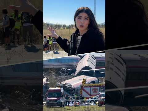 Un equipo de EL PAÍS se desplaza hasta la zona del accidente de trenes en Toledo #shorts