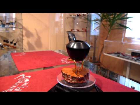 Pipa ebano rhodesian fatta a mano - www.paronellipipe.it