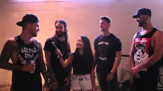 Memphis May Fire interview @ Hoodang Festival