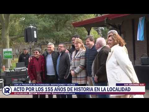 Celebración histórica: San Jerónimo Sud festejó su 155° aniversario