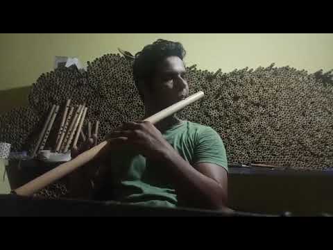 Zaza Percussion- Professional Scale G Bass 26'' Bansuri Flute (Indian Flute) W/Carry Bag - Demo