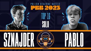 SzNaJdeR vs Pablo 🎤 Polish Beatbox Battle 2023 🎤 Solo 1/16