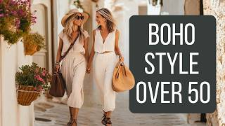 How to Look Chic with BOHO Style 50+