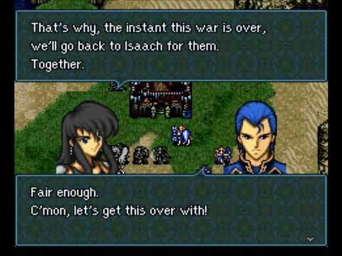 Fire Emblem: Genealogy of the Holy War - Lex/Ayra Chapter 5 Conversation