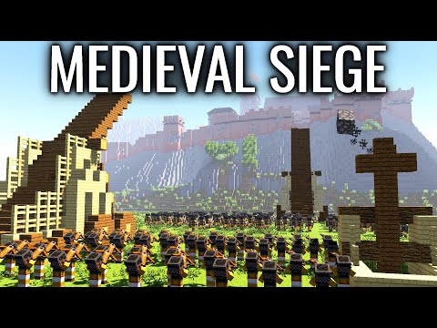 Minecraft - Siege of the Mountain Castle | MEDIEVAL WAR