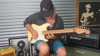 Video thumbnail for Classic 1989 Fender USA Yngwie Malmsteen Signature Stratocaster 1st Yr. - Vintage White - Demo Video by The Guitar Dude