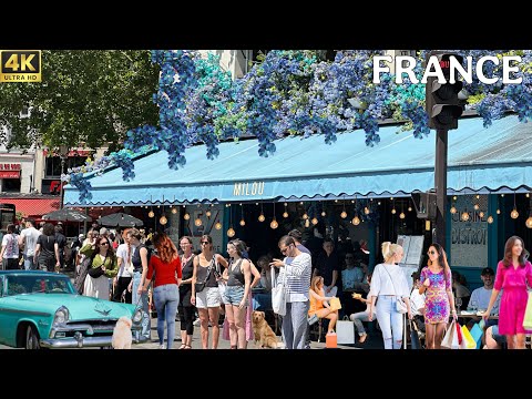 1 July 2025  PARIS 🇫🇷 🔥FRANCE 4K HDR WALK SUMMER SEASON THROUGH PARIS STREET WALK