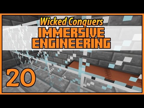 Conveyor Belts - Wicked Conquers Immersive Engineering - Ep 20 - [Let's Play Minecraft Mods]