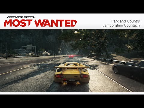 Need for Speed Most Wanted (2012): Park and Country // Lamborghini Countach