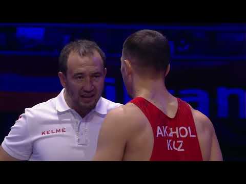 Akzhol MAKHMUDOV (KGZ) vs. Nao KUSAKA (JPN) | Seniors World Championships 2023 | Semi Final | GR 77K