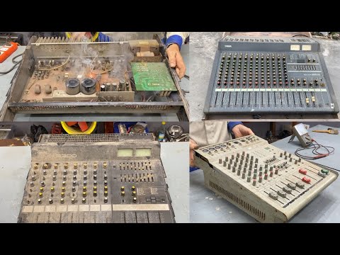 Genius Man Restore Old Professional Event Mixer Sound With World Class Restoration Skills