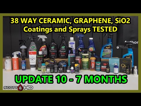 38 WAY CERAMIC COATINGS  Longevity Test - $9 to $1500 coatings & sealants - UPDATE 10 - 7 MONTHS
