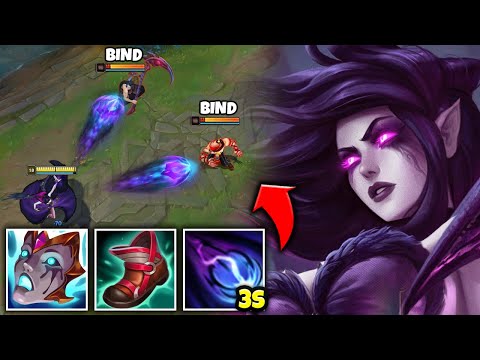 Morgana but I have so much Haste it looks like I'm playing URF (Perma Bind Anything)